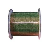Línea de Pesca Invisible 500M y 1000M, Hilo Nailon monofilamento súper Fuerte, Material Recubierto motas for Carpa para Pesca(Green Spot,1000M 0.205mm-1.5)