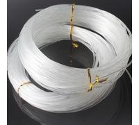 Línea de pesca monofilamento resistente de 30 m, alambre de nailon transparente para truchas de carpas de mar, cuerda invisible fuerte para colgar manualidades de decoración, 1,6 mm, 330 libras