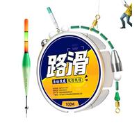 Línea De Pesca Para Agua Salada | Kit De Línea Flotante Con Cambio De Color - Set De De Pesca Para Actividades Al Aire Libre,Para Camping Excursiones Al Aire Libre Y Senderismo Black Bass Bagre