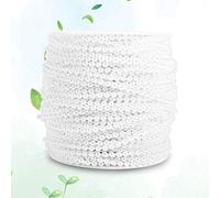 Línea de pesca, perlas artificiales, cadena, flores de guirnalda, fiesta de bodas, decoración, accesorios de fiesta de marfil, flores de guirnalda de cadena DIY artesanía ABS borde de perlas redondas