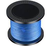 Línea de pesca trenzada de polietileno, 1093 yardas y 1000 metros, 4 trenzas, línea de pesca dálmata, 22 libras, resistencia a la tracción, fundido suave, carrete azul, para agua dulce y salada
