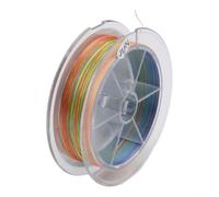 Línea de pesca trenzada profesional de 8 hebras de 150 m para gran juego y señuelo, resistencia a la abrasión, hundimiento rápido, opciones blancas (0,6 colores)