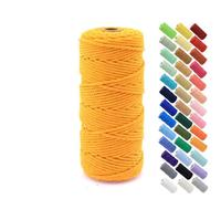 Línea de Proceso, Hilo Macrame 4 mm Cordón de Algodón 50/100/200/500 m(14,50m)