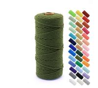 Línea de Proceso, Hilo Macrame 4 mm Cordón de Algodón 50/100/200/500 m(2,100m)