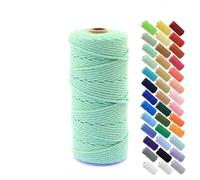 Línea de Proceso, Hilo Macrame 4 mm Cordón de Algodón 50/100/200/500 m(24,50m)