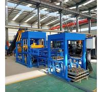 Línea de producción automática de ladrillos de hormigón, equipo de moldeo de bloques hidráulicos para ladrillos huecos, sólidos y de pavimentación, ideal para proyectos de construcción y plantas de