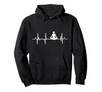 Línea de pulsos My Heart Beats For Yoga Sudadera con Capucha