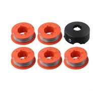 Línea de recortadora automática de 8 m compatible con Bosch ART 23 26 30, incluye cubierta de base de carrete resistente para un rendimiento óptimo (C)