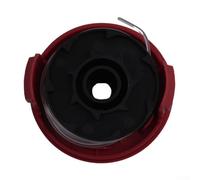 Línea de recortadora de carrete para Hyper Tough, línea de recortadora de repuesto de 1.6 mm, línea de recortadora de nailon de 17 pies con cubierta de tapa de carrete naranja, recortadora de cuerda