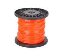 Línea de recortadora de nailon redonda de 3 mm, cable comercial para comer hierba, empaquetado como carrete de 3 libras para compatibilidad con la mayoría de los modelos de cortacésped y recortadora