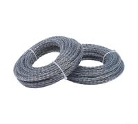 Línea de recortadora eléctrica con construcción de núcleo reforzado para una mayor resistencia y rendimiento consistente, 2 rollos de 10 m cada uno (10 m x 4 mm, 2 piezas)