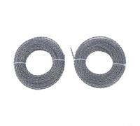 Línea de recortadora reforzada resistente de 2 mm a 4 mm, cable de nailon para cortacéspedes eléctricos de mano, 2 carretes de 10 metros cada uno (10 m x 3,3 mm, 2 unidades)