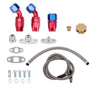 Línea de retorno línea de alimentación aceite Turbo Kit de montaje T3 T4 T70