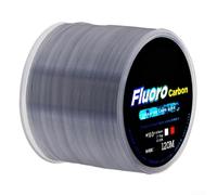 Línea de señuelo de pesca de fluorocarbono de 120 m con líder de fibra de carbono para pesca en aguas profundas y aventuras en agua dulce (1.0 Bule)