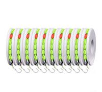 Línea de soporte flotante de 7 estrellas con gancho individual o doble seleccionable para estrategias adaptativas de agua dulce (gancho individual-15 pies)