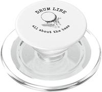 Línea de Tambor: Todo sobre el tee de bajo para Marching Band PopSockets PopGrip para MagSafe