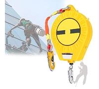 Línea de vida autorretráctil para construcción de techos, bloque de detención de caídas de doble bloqueo, dispositivo de seguridad portátil para trabajos de altura