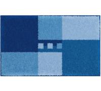 Linea Due Alfombra de baño, Acrylic, Azul, 60x90 cm