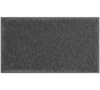 Linea Due Alfombra de baño, Polyester, Antracita, 65x115 cm