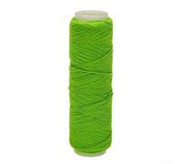 Línea elástica de nailon para pesca con mosca, cuerda reforzada para la creación de señuelos de cangrejo, hilo elástico de color para una construcción segura de aparejos de mosca (verde)