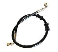 Línea Embrague Freno Manguera de freno hidráulico para motocicleta M10, 90 y 90 grados, multicolor, Cable, tubería, manguera de aceite trenzada(Black,700mm)