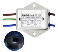 Línea flexible del filtro de la alimentación de CA de la conectividad solución anti de la interferencia 250V para las diversas configuraciones de audio (C)