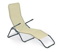 Linea Garden Friend S1621010 Friend Tumbona Formentera Basculante de acero y textileno 450 g/m² Color beige