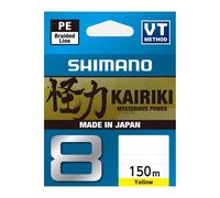 Línea Kairiki 8 150m 0.28mm Amarillo Shimano
