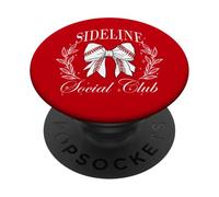 Línea Lateral Club Social Béisbol Mamá PopSockets PopGrip Adhesivo