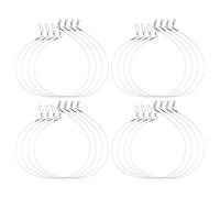Línea líder de pesca, 12 piezas de fluorocarbono, 20 libras a 80 libras, perfecto para pesca en agua salada y agua dulce, diseño de hundimiento rápido (18 a 45 libras)
