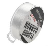 Línea líder de pesca de fluorocarbono de 300 m 0 3 0 5 mm, línea de fibra de carbono con propiedades de manejo suave y resistente al agua para un lanzamiento eficaz (0,5 mm)
