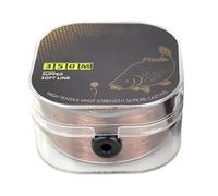 Línea líder de pesca monofilamento, cuerda de nailon fuerte, línea de pesca de nailon para agua salada, línea de fundición suave para agua salada