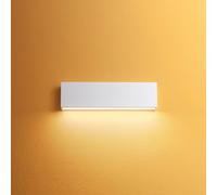 Linea Light Aplique de pared LED Box W2 bi-emisión, W 31,9 cm, blanco, 2700 K