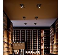 Linea Light Aplique de pared LED Duck negro, aluminio, 2700 K, regulable