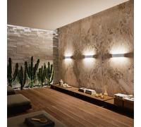 Linea Light Aplique de pared LED Satori, ancho 58,5 cm, blanco, 2.700 K, aluminio