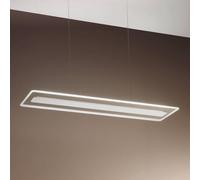 Linea Light Lámpara colgante LED Antille, rectangular, blanco