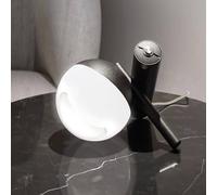 Linea Light Lámpara de mesa LED Rossini, negra, aluminio, PMMA, atenuador