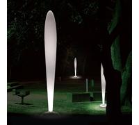 Linea Light Lámpara de pie PEGGY blanca para exterior, E27