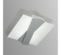 Linea Light Lámpara de techo Zig Zag aluminio