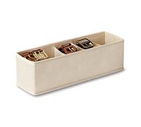 LINEA PIÙ 0386 a EASYBOX Organizador Cajón TNT, cm 12 x 40, H 11, Crudo