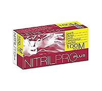Linea Pro - Guantes de nitrilo, M, azul claro, 100