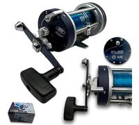 LINEAEFFE GTL 500 - Carrete multiplicador de pesca (línea azul precargada)