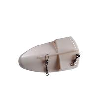 LineaEffe - Pala profundizadora Stim, blanco perla, 16 x 8 cm, 315 g