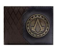 LINEAGE(リニエージ) Assassin'S Syndicate Creed Jacob Atuendo de Revolución Billetera/Cartera Bi-Fold ID & Tarjetas, Marrón