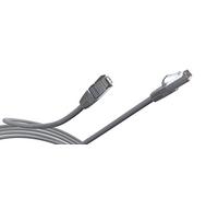 Lineal PCJ6aSFZH Cable de red Ethernet RJ45 snagless macho/macho Cat.6a doble blindaje S/FTP LS0H POE+ 10Gbps ISO/IEC 11801 para cabina de servidor de 19" cajas de 10" y 19" panel de conexión router