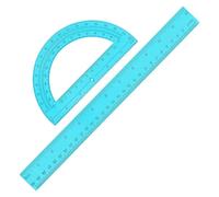 Lineal- und Winkelmesser-Set | Büro Zeichengeometrie Schreibwaren | Winkelmesser Lineal Geometrie-Set | Für Schule Büro Klassenzimmer Schüler Lehrer Ingenieure Architekten