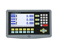 Linear Encoder, Conjunto completo de 3 ejes LCD Lectura digital con 3 piezas 0-1000mm Sensor de codificador de escala lineal de vidrio for fresado Lathe YH800-3(HS800-3 LCD display)