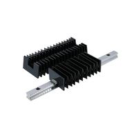 Linear Guide Bellows Cover, Dust For HGR HGH HGW Series Multiple Sizes CNC Machine(Hgr25,1450mm)