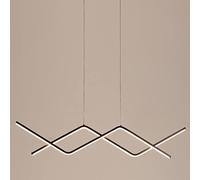 Linear LED Chandelier Lighting Metal Pendant Lights Hanging Ceiling Light for Office Bar Kitchen Minimalist Interior Fixtures 26W