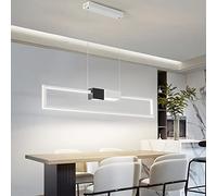 Linear LED Pendant Lights Strip Light Island Chandelier for Kitchen Dinning Room Length Adjustable Ceiling Hanging